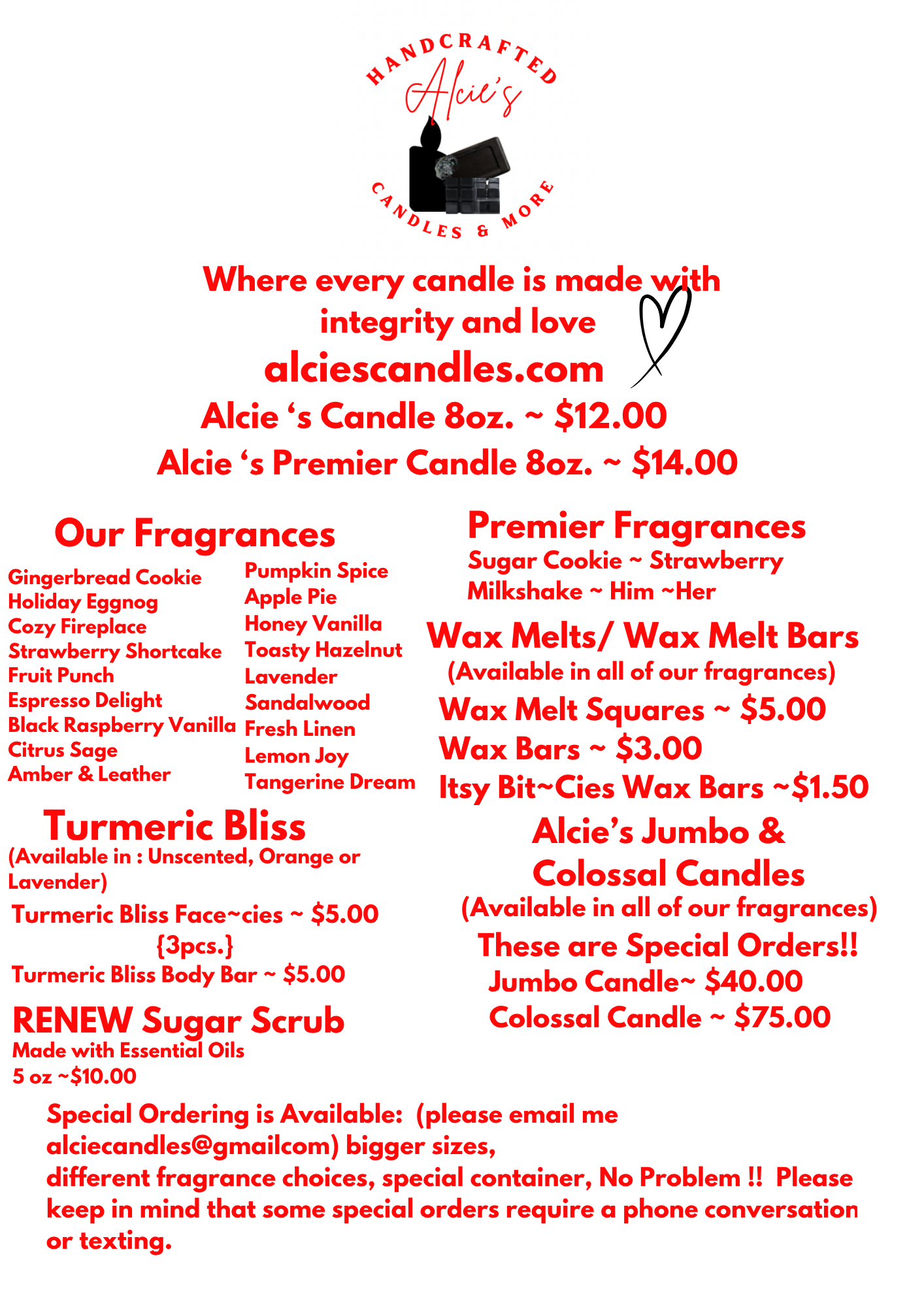Alcie’s Wax Melts